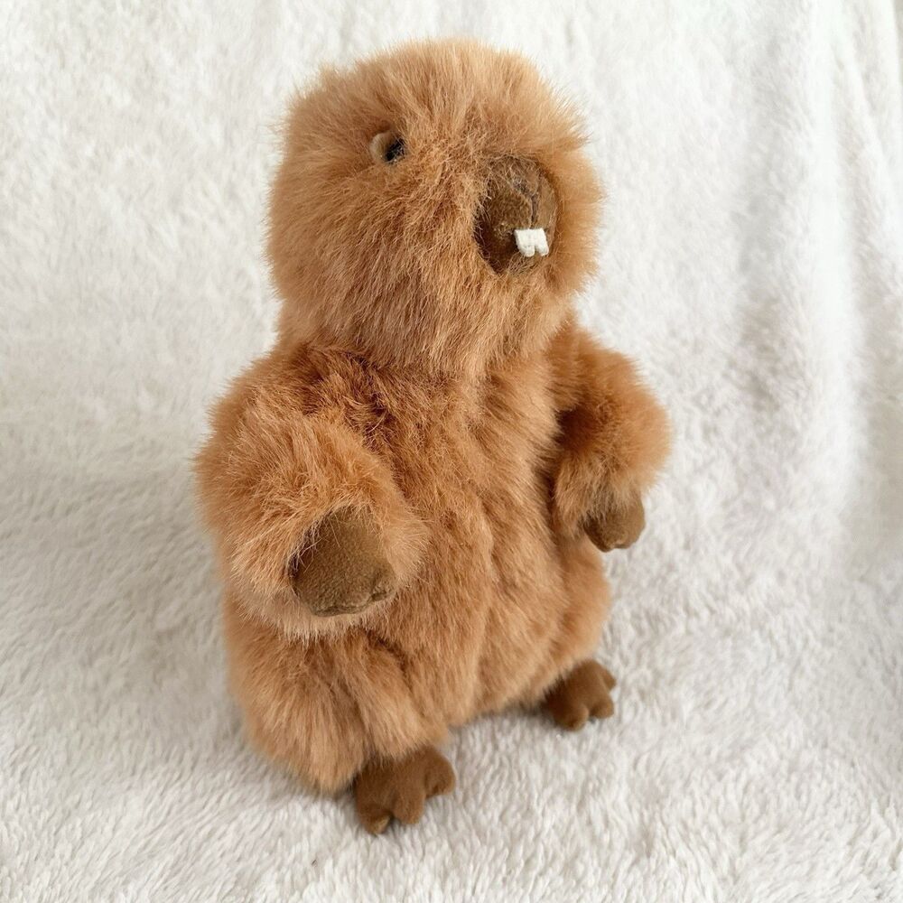 Kohls Cares Gund Brown Woodchuck Squirrel Gopher Beaver 10" Plush Stuffed Animal